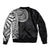 Samoan Art Tattoo Polynesian Pattern Bomber Jacket