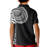 Samoan Art Tattoo Polynesian Pattern Kid Polo Shirt LT03 - Polynesian Pride