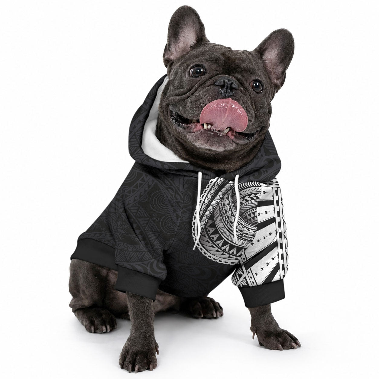Samoan Art Tattoo Polynesian Pattern Pet Hoodie LT03 - Polynesian Pride