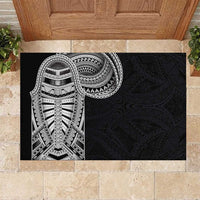 Samoan Art Tattoo Polynesian Pattern Rubber Doormat LT03 Black - Polynesian Pride