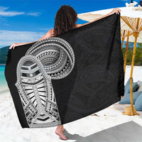 Samoan Art Tattoo Polynesian Pattern Sarong LT03 One Size 44 x 66 inches Black - Polynesian Pride