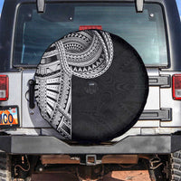 Samoan Art Tattoo Polynesian Pattern Spare Tire Cover LT03 Black - Polynesian Pride