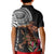 Samoan Warrior Art Tattoo Kid Polo Shirt Polynesian Pattern and Teuila