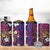 Hawaiian Octopus Tattoo and Frangipani 4 in 1 Can Cooler Tumbler