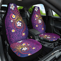 Hawaiian Octopus Tattoo and Frangipani Car Seat Cover LT03 One Size Purple - Polynesian Pride