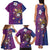 Hawaiian Octopus Tattoo and Frangipani Family Matching Tank Maxi Dress and Hawaiian Shirt