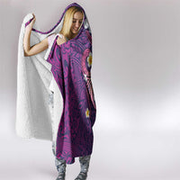 Hawaiian Octopus Tattoo and Frangipani Hooded Blanket LT03 - Polynesian Pride