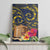 Tokelau Tokehega Day Canvas Wall Art Coat of Arms with Polynesian Tattoo and Hibiscus