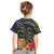 Tokelau Tokehega Day Kid T Shirt Coat of Arms with Polynesian Tattoo and Hibiscus