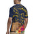 Tokelau Tokehega Day Rugby Jersey Coat of Arms with Polynesian Tattoo and Hibiscus