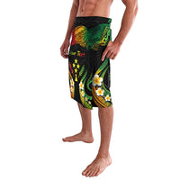 Personalised Kosrae Liberation Day Lavalava Polynesian Tattoo and Plumeria Reggae Color LT03 - Polynesian Pride