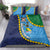 Malampa Fiji Day Bedding Set National Symbols with Tapa Tribal and Polynesian Tattoo