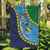 Malampa Fiji Day Garden Flag National Symbols with Tapa Tribal and Polynesian Tattoo