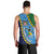 Malampa Fiji Day Men Tank Top National Symbols with Tapa Tribal and Polynesian Tattoo