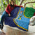 Malampa Fiji Day Quilt National Symbols with Tapa Tribal and Polynesian Tattoo