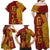 Tonga 676 Ngatu Tribal Tattoo Family Matching Off Shoulder Maxi Dress and Hawaiian Shirt