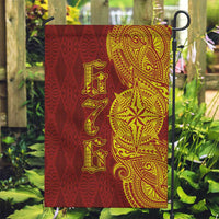 Tonga 676 Ngatu Tribal Tattoo Garden Flag LT03 Garden Flag Red - Polynesian Pride