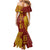 Tonga 676 Ngatu Tribal Tattoo Mermaid Dress