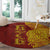 Tonga 676 Ngatu Tribal Tattoo Round Carpet