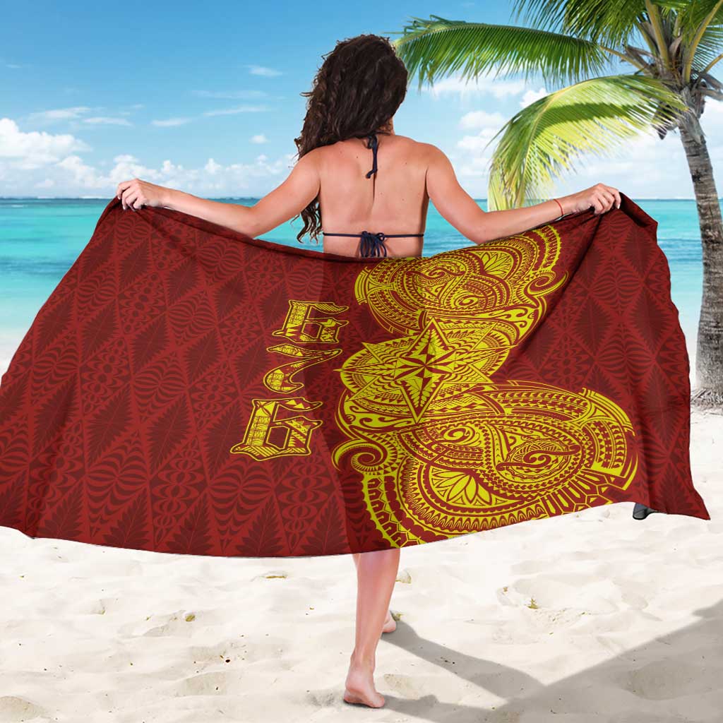 Tonga 676 Ngatu Tribal Tattoo Sarong LT03 - Polynesian Pride