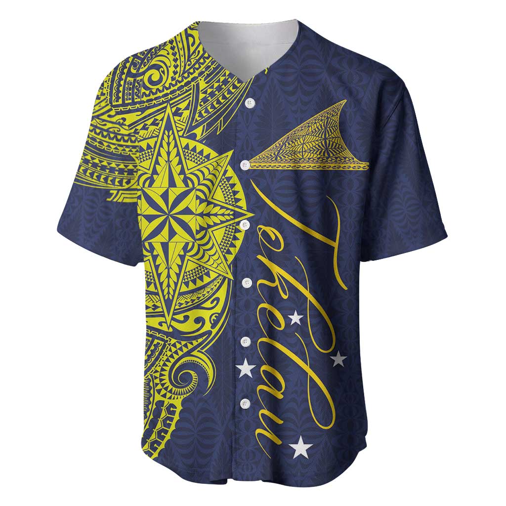 Personalised Tokelau Classic Ngatu Motifs Baseball Jersey