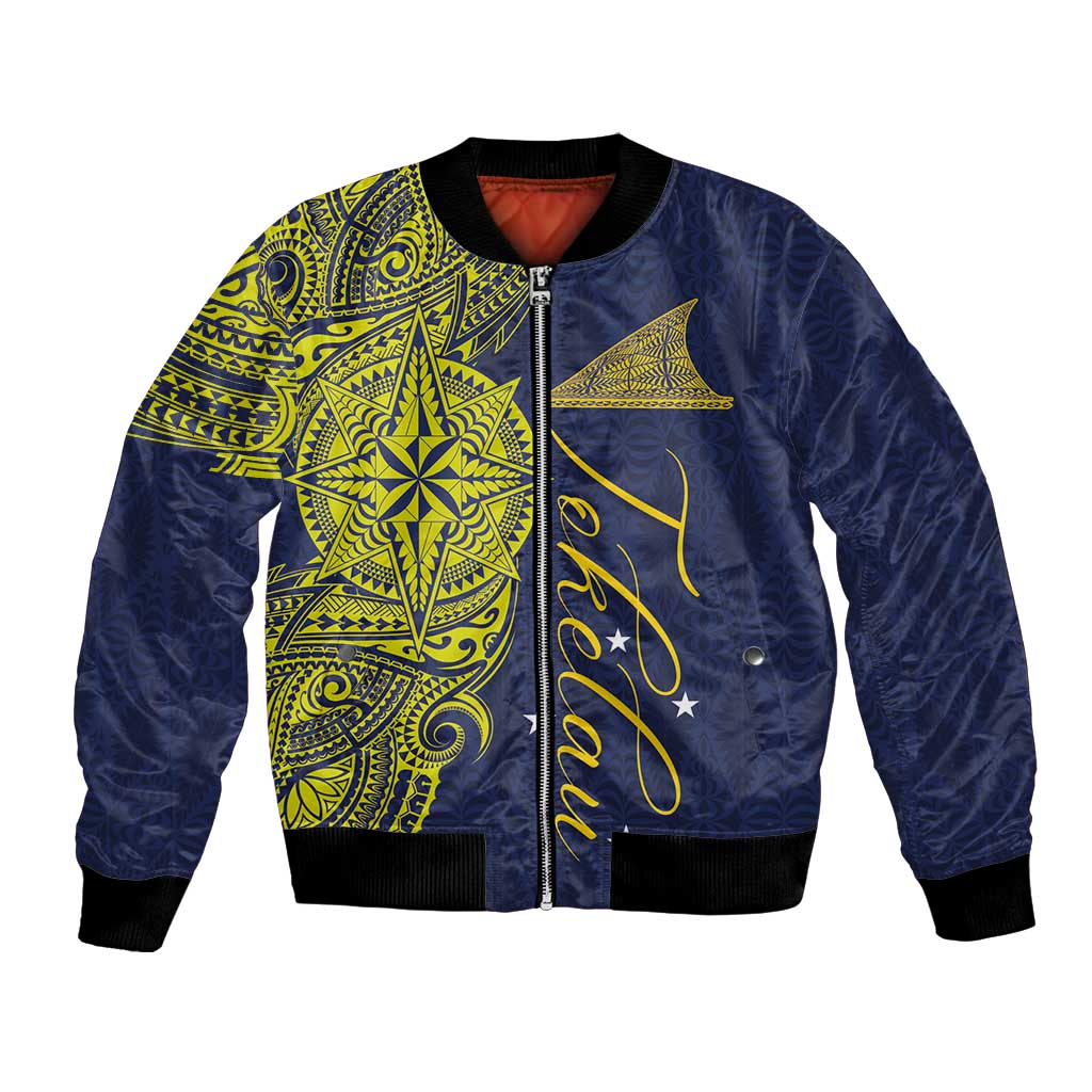 Personalised Tokelau Classic Ngatu Motifs Bomber Jacket