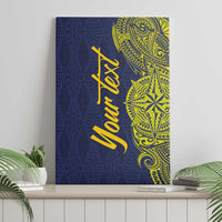 Personalised Tokelau Classic Ngatu Motifs Canvas Wall Art LT03 - Polynesian Pride