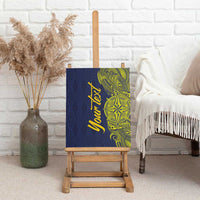 Personalised Tokelau Classic Ngatu Motifs Canvas Wall Art LT03 - Polynesian Pride