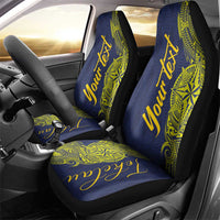 Personalised Tokelau Classic Ngatu Motifs Car Seat Cover LT03 - Polynesian Pride