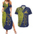 Personalised Tokelau Classic Ngatu Motifs Couples Matching Summer Maxi Dress and Hawaiian Shirt