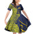 Personalised Tokelau Classic Ngatu Motifs Family Matching Off Shoulder Short Dress and Hawaiian Shirt