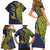 Personalised Tokelau Classic Ngatu Motifs Family Matching Short Sleeve Bodycon Dress and Hawaiian Shirt