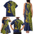 Personalised Tokelau Classic Ngatu Motifs Family Matching Tank Maxi Dress and Hawaiian Shirt