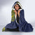 Personalised Tokelau Classic Ngatu Motifs Hooded Blanket