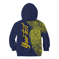 Personalised Tokelau Classic Ngatu Motifs Kid Hoodie LT03 - Polynesian Pride