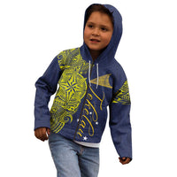 Personalised Tokelau Classic Ngatu Motifs Kid Hoodie LT03 - Polynesian Pride