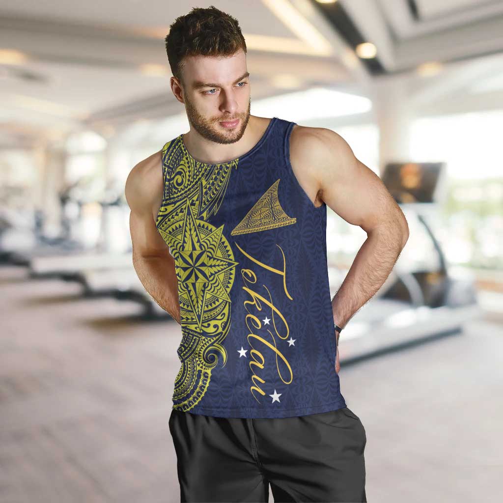 Personalised Tokelau Classic Ngatu Motifs Men Tank Top