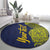 Personalised Tokelau Classic Ngatu Motifs Round Carpet