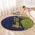 Personalised Tokelau Classic Ngatu Motifs Round Carpet