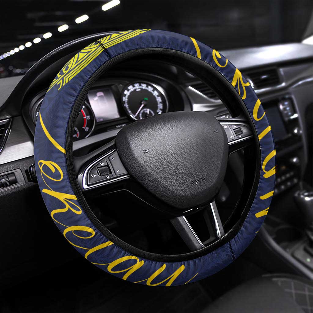 Tokelau Classic Ngatu Motifs Steering Wheel Cover