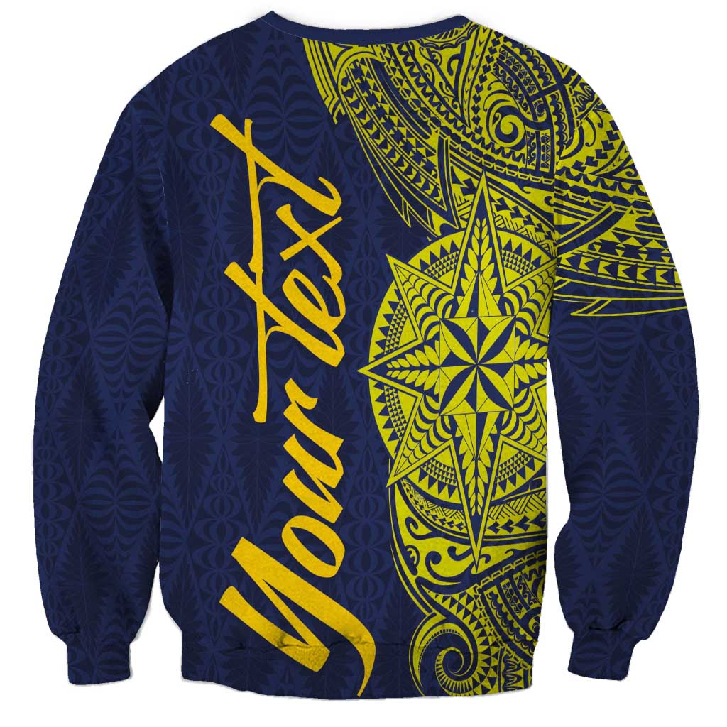 Personalised Tokelau Classic Ngatu Motifs Sweatshirt LT03 - Polynesian Pride