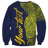 Personalised Tokelau Classic Ngatu Motifs Sweatshirt LT03 - Polynesian Pride
