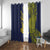 Personalised Tokelau Classic Ngatu Motifs Window Curtain