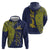 Personalised Tokelau Classic Ngatu Motifs Zip Hoodie