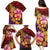 Hawaiian Hibiscus Turtle Tribal Polynesian Pattern Family Matching Puletasi and Hawaiian Shirt Colorful Color