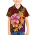 Hawaiian Hibiscus Turtle Tribal Polynesian Pattern Family Matching Summer Maxi Dress and Hawaiian Shirt Colorful Color