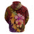 Hawaiian Hibiscus Turtle Tribal Polynesian Pattern Hoodie Colorful Color