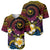 Hawaiian Plumeria Turtle Tribal Spiral Polynesian Tattoo Baseball Jersey Fanciful Color