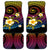 Hawaiian Plumeria Turtle Tribal Spiral Polynesian Tattoo Car Mats Fanciful Color