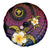 Hawaiian Plumeria Turtle Tribal Spiral Polynesian Tattoo Spare Tire Cover Fanciful Color